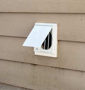 421 Famous Four to One Louver Vent Cover, White